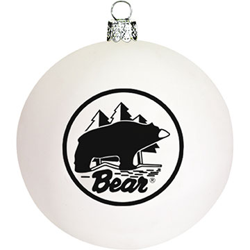 Snow color option for 4" Round Ornament