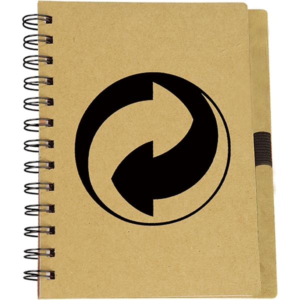 Natural Brown color option for Eco Spiral Notebook