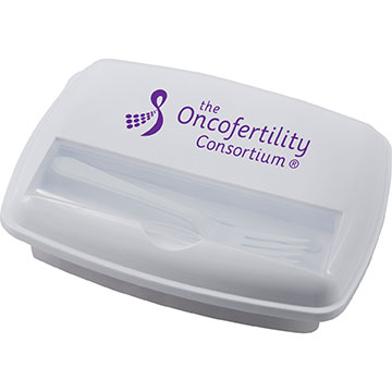 White Clear color option for Lunch Box