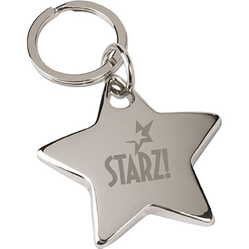 Silver color option for Star Key Tag