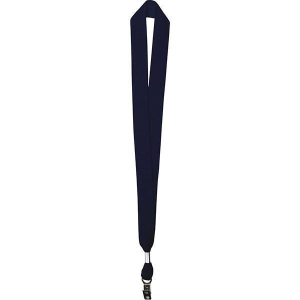 Navy color option for 1" One Ply Cotton Lanyard
