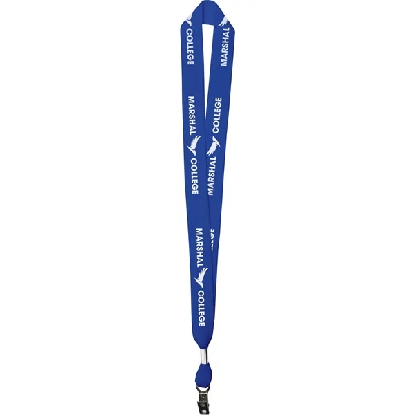 Royal Blue 2945 color option for 1" One Ply Cotton Lanyard