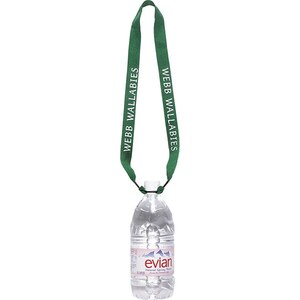 Photo of 1" One Ply Cotton Lanyard With Rubber O Ring Bottle Holder