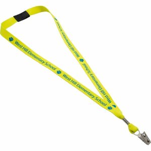 Photo of 5/8" Neon Polyester Web Lanyard