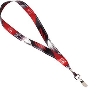 Photo of 7/8" Full Color Satin Lanyard
