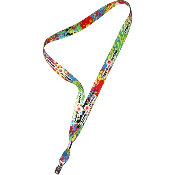 Any-All Colors color option for 3/4" Sublimated Recycled Lanyard