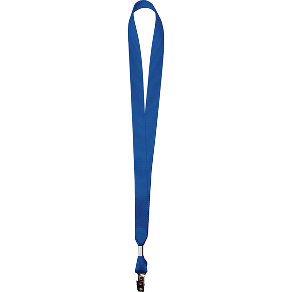 Royal Blue color option for 3/4" Nylon Web Material Lanyard