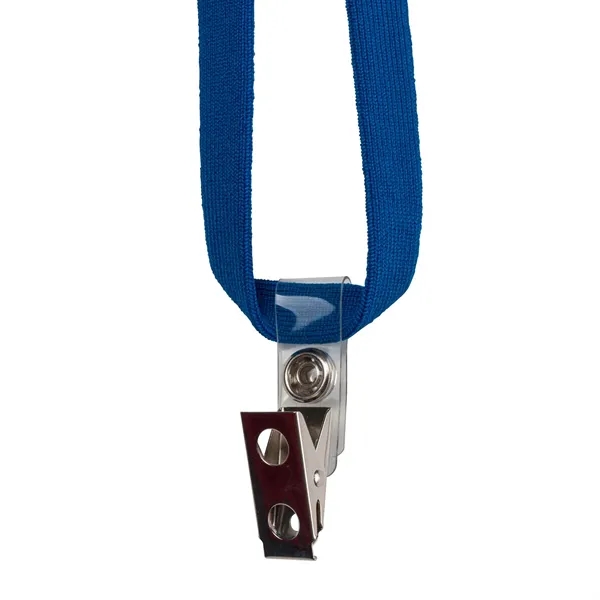 Navy 533 color option for 7/16" Nylon Elastic Lanyard (30" Long)