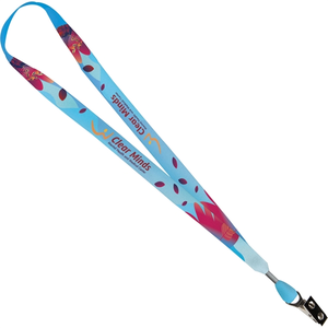 Photo of 3/4" Sublimated Antimicrobial Lanyard