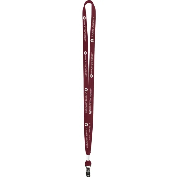 Maroon 216 color option for 5/8" Two Ply Polyester Lanyard