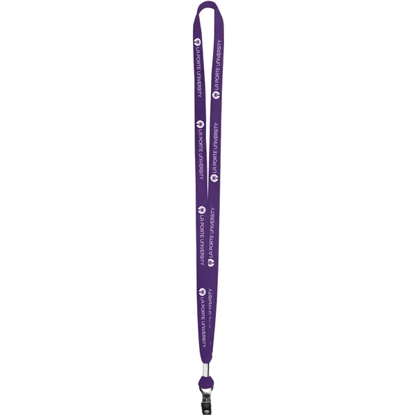 Purple 268 color option for 5/8" Two Ply Polyester Lanyard