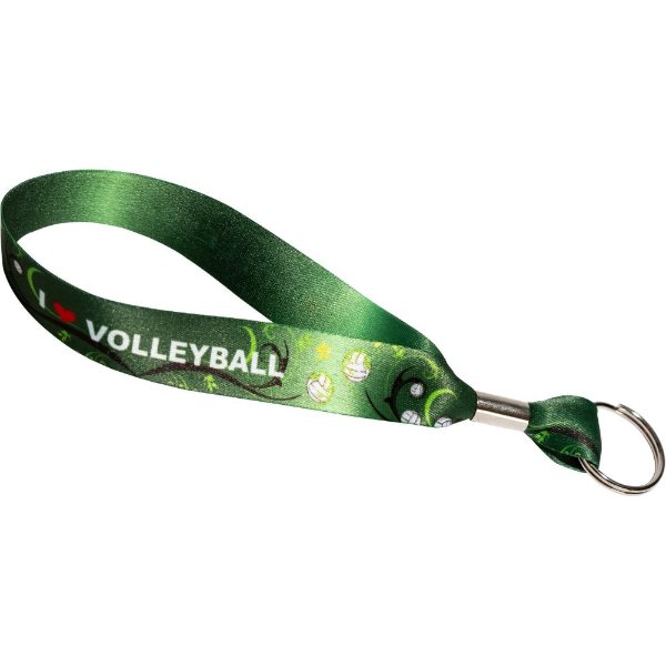 White color option for Heavy Weight Satin Wristlet Keychain Strap