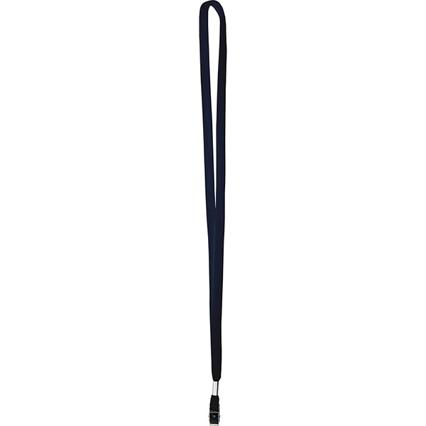 Navy color option for 3/8" One Ply Cotton Lanyard