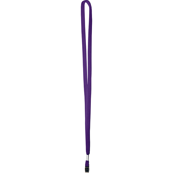 Purple color option for 3/8" One Ply Cotton Lanyard