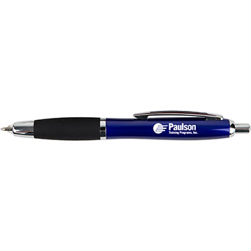 Blue color option for Planet Metal Pen With Led Light