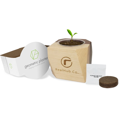 Main photo of Geometric Wooden Planter