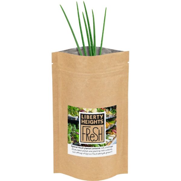 Brown color option for 4 Oz. Sprout Pouch