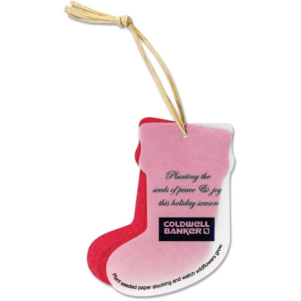 Stocking color option for Seeded Paper Ornament