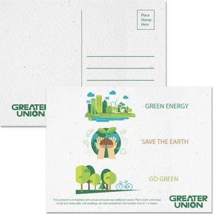 Photo of Premium Seeded Paper Postcard