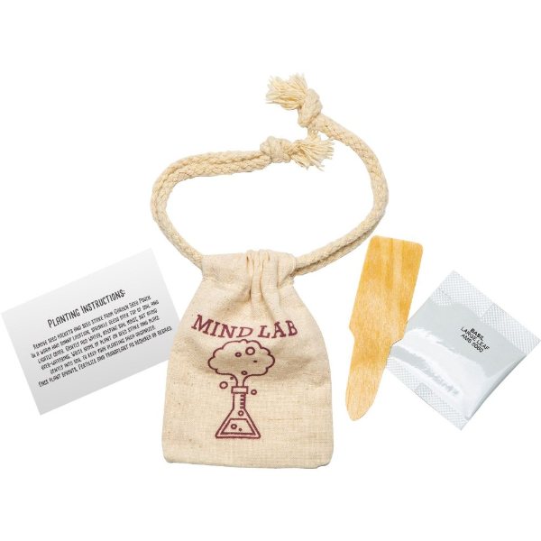 Natural color option for Garden Seed Pouch   1 Piece Kit