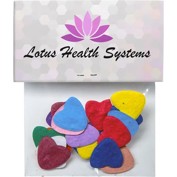 Assorted color option for Shaped Seeded Paper Confetti