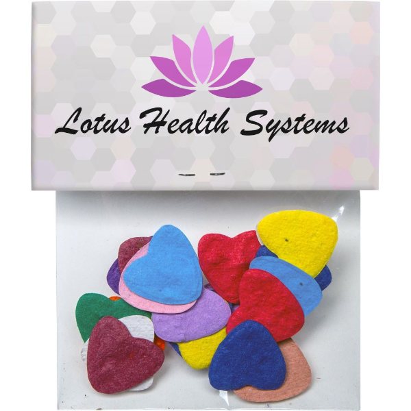 Hearts color option for Shaped Seeded Paper Confetti