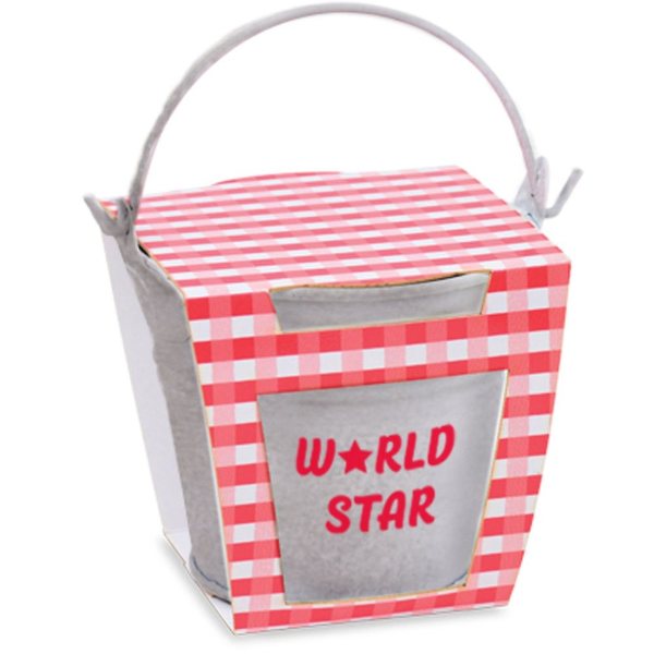 Red color option for Bucket O' Blossoms Planter Kit