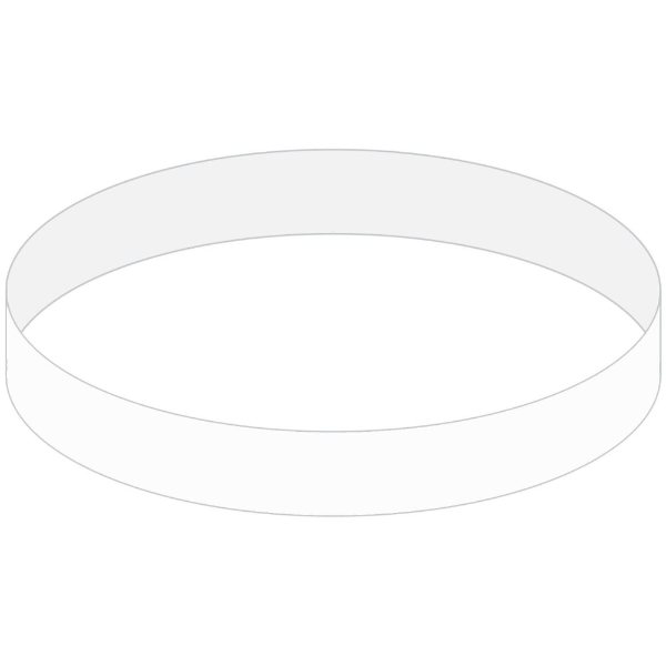 White color option for Debossed Silicone Wristband