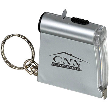 Silver color option for Tape Measure/Flashlight Key Tag