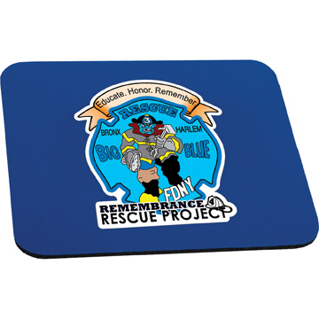 Blue color option for 1/4" Thick Rectangle Mouse Pad