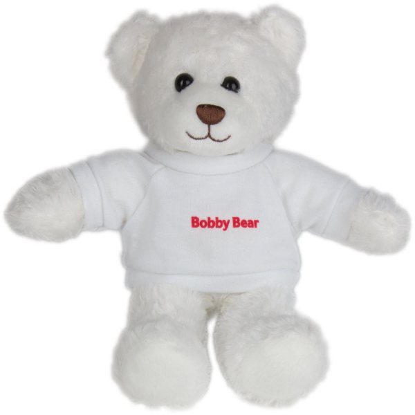 White color option for Lil Powder Bear (8" H)