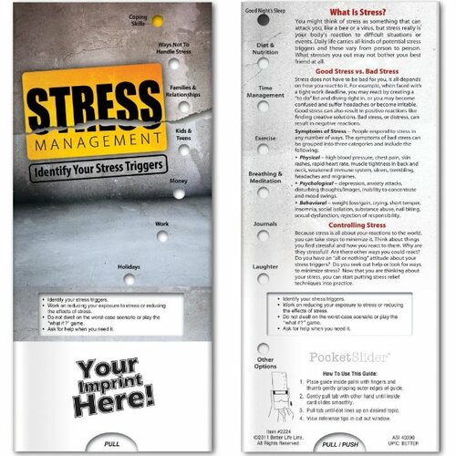 Main photo of Pocket Slider   Stress Management: Identify Your Stress Triggers