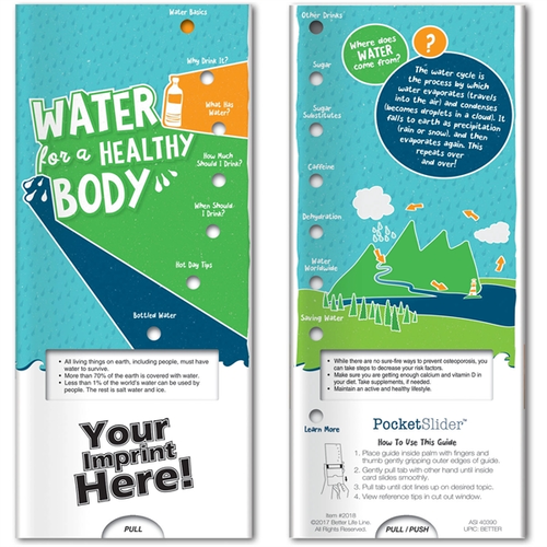 Main photo of Pocket Slider   Water For A Healthy Body