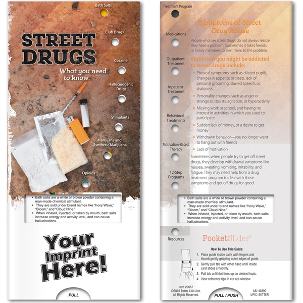 Multi color color option for Pocket Slider   Street Drugs: What You Need To Know