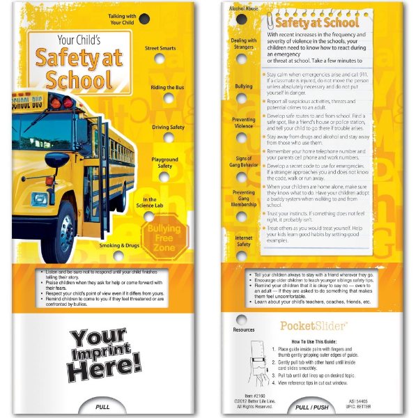 Multicolor color option for Pocket Slider   Your Child's Safety At School