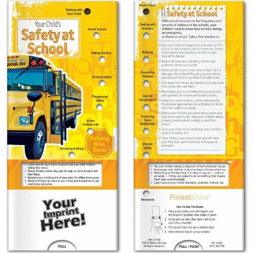 Main photo of Pocket Slider   Your Child's Safety At School