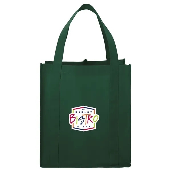 Hunter Green (Hgr) color option for Little Juno Non Woven Grocery Tote