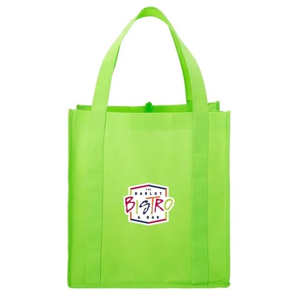 Lime Green (Lgr) color option for Little Juno Non Woven Grocery Tote