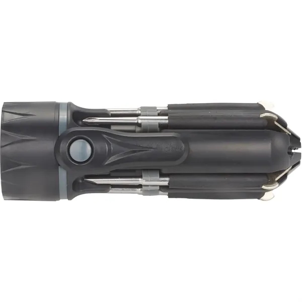 Black (Bk) color option for Spidey 8 In 1 Screwdriver Flashlight