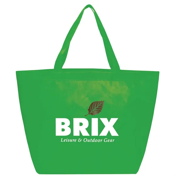 Lime Green (Lgr) color option for Ya Ya Budget Non Woven Shopper Tote