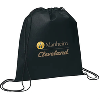 Evergreen Non Woven Drawstring Bag