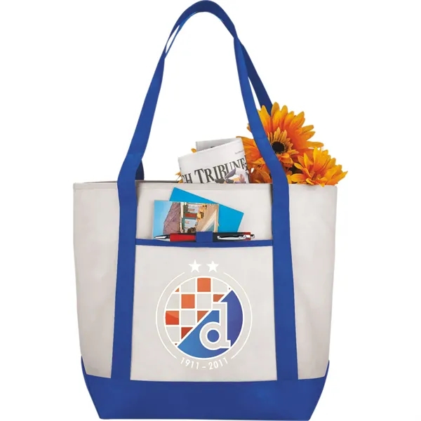 Royal Blue (Rbl) color option for Lighthouse Non Woven Boat Tote