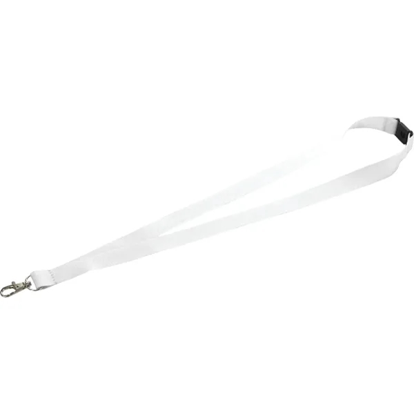 White (Wh) color option for Breakaway Swivel Lobster Clasp Lanyard