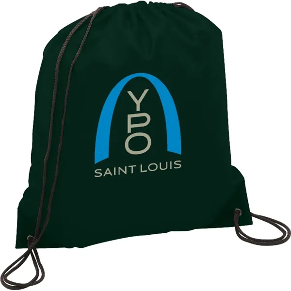 Hntr Grn (Grn) color option for Oriole Polyester Drawstring Bag