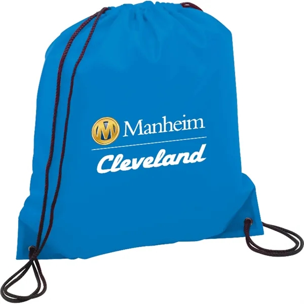 Process Blue (Pbl) color option for Oriole Polyester Drawstring Bag