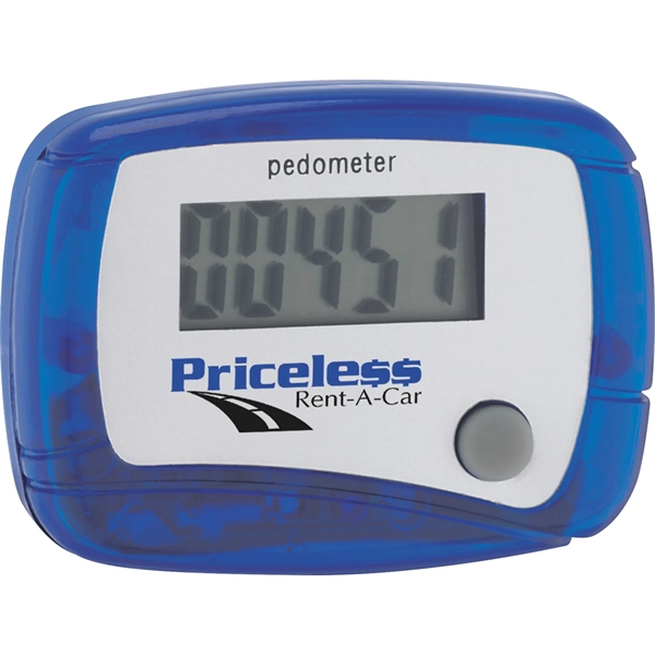 Translucent Blue (Tbl) color option for In Shape Pedometer
