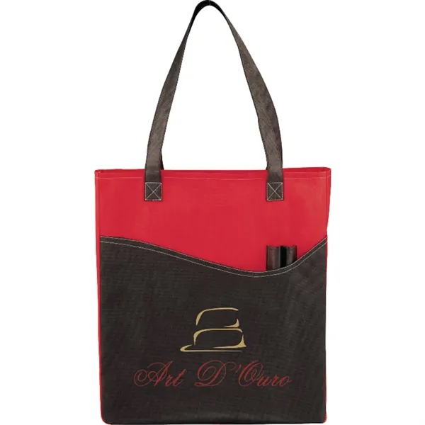 Red/Black(Re) color option for Rivers Pocket Non Woven Convention Tote