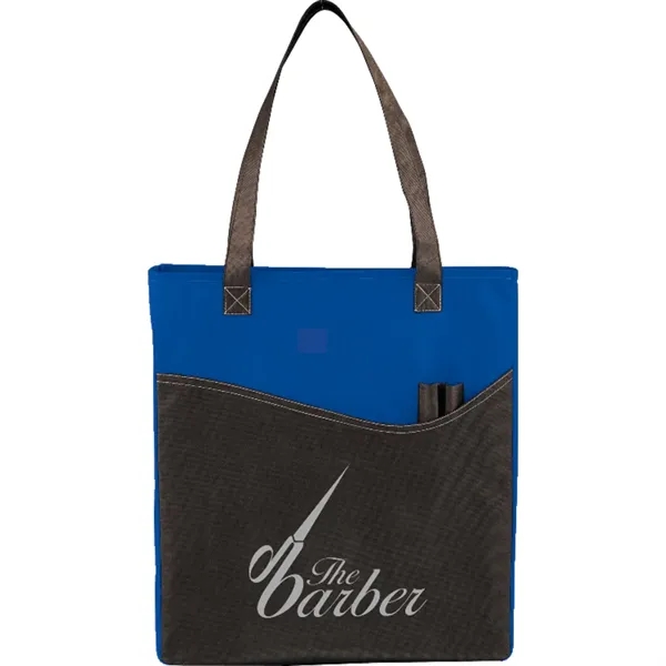 Royal Blue/Black(Rbl) color option for Rivers Pocket Non Woven Convention Tote