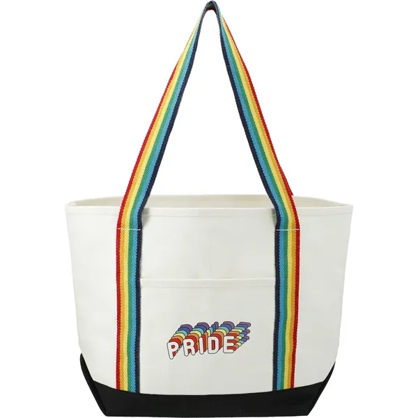 Rainbow color option for Baltic 18oz Cotton Canvas Boat Tote