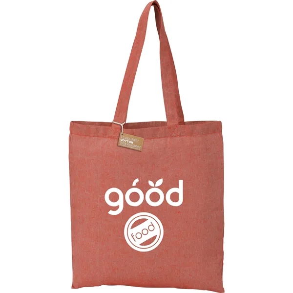 Red (Rd) color option for Eco Friendly 5oz Recycled Cotton Twill Tote Bag